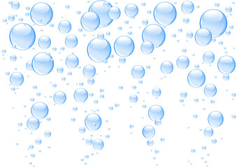 bubbles isolated on white