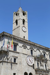 Fototapeta na wymiar The Palazzo dei Capitani del Popolo, Ascoli Piceno-Italy