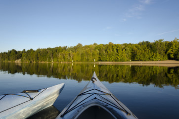 Two Kayaks on Charleston Lake
