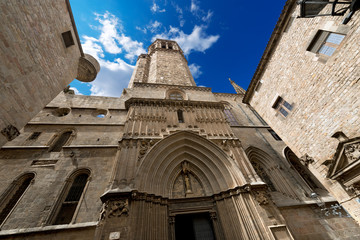 Fototapeta na wymiar Barcelona Cathedral - Spain