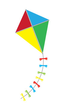 vector colorful kite