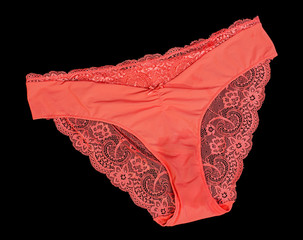 Sexual arousal concept wet female lingerie