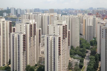 Foto op Canvas Singapore Typical Apartment Housing © jpldesigns
