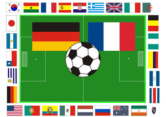 Fußballfest in Südamerika 2014 - Deutschland - Frankreich