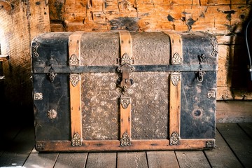 Vintage Wooden Chest
