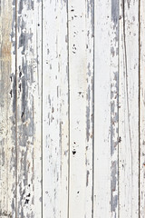 Old white wood plank background.