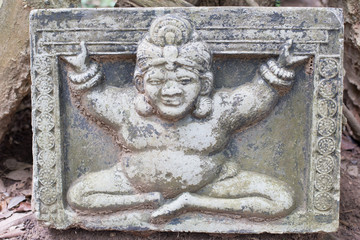 The White stucco , thai style.