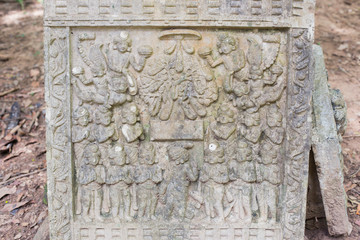 The White stucco , thai style.