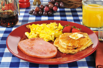 Ham and eggs