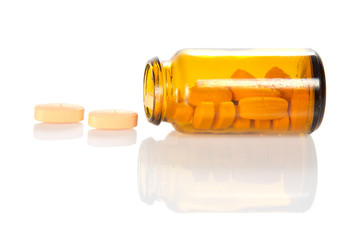 Tablets and bottle