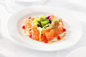 fish carpaccio
