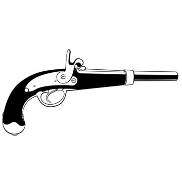 old a cavalry pistol