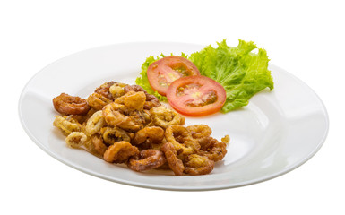 Fried squid rings