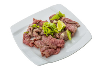 Beef carpaccio