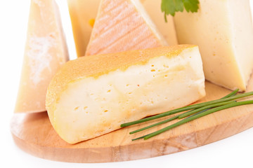 assortment of cheese