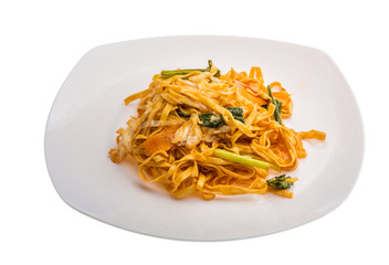 Fried noodles with vegetables