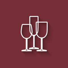 wine menu design element