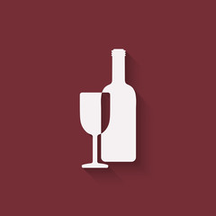 wine menu design element