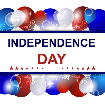Independence day vector illustration with USA design