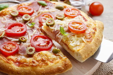 Italian cuisine: pizza
