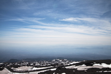 Mount Etna surroundinngs, Sicily.