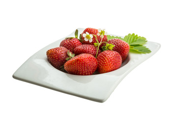 Ripe strawberry