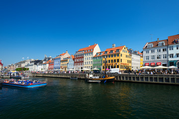 Nyhavn old waterfront and canal district