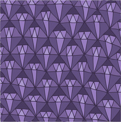 purple modern geometrical abstract background, hand drawn