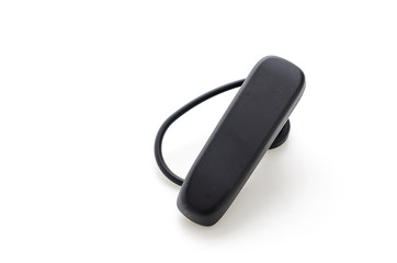 Bluetooth headset isolated on white