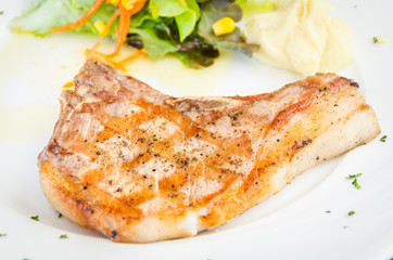 Pork chops steak