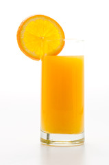 Orange juice glass