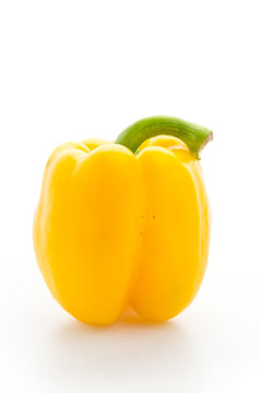 Yellow Pepper Isolated On White