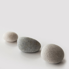Stones - grey background