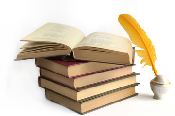 book of verses  isolated on a white background