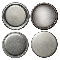 Metal buttons