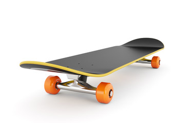 Skateboard isolated on white background © ungureanusergiu