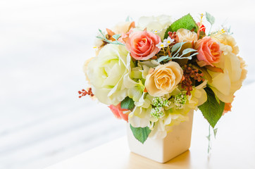 Vase flowers
