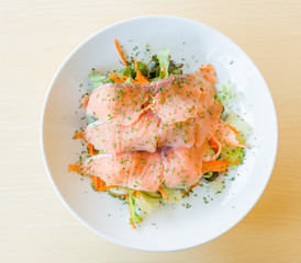Smoked Salmon salad
