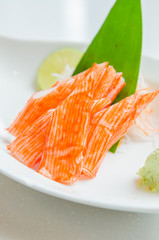 Kani sashimi