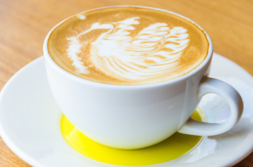 Latte coffee