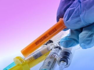 kit d'injection à l'hôpital