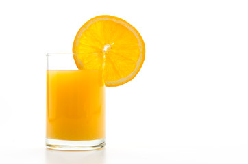Orange juice glass