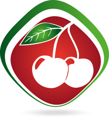 Logo, Kirsche, Obst,