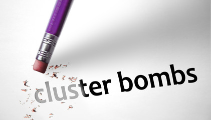 Eraser deleting the concept Cluster Bombs