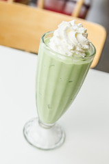 Green tea frappe