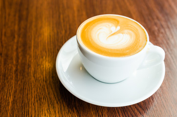 Latte coffee