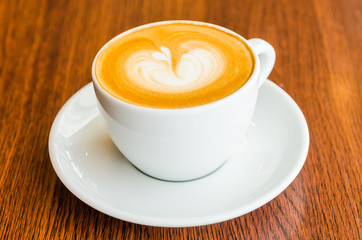 Latte coffee