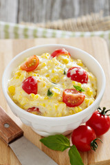 Corn and cream cheese dip