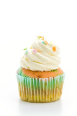 Cupcakes isolated on white background