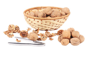 Nutcracker and walnuts.